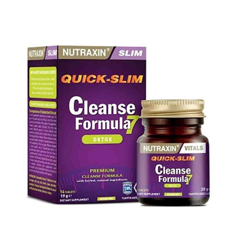 NUTRAXİN CLEANSE FORMULA 7 14 TABLET QS