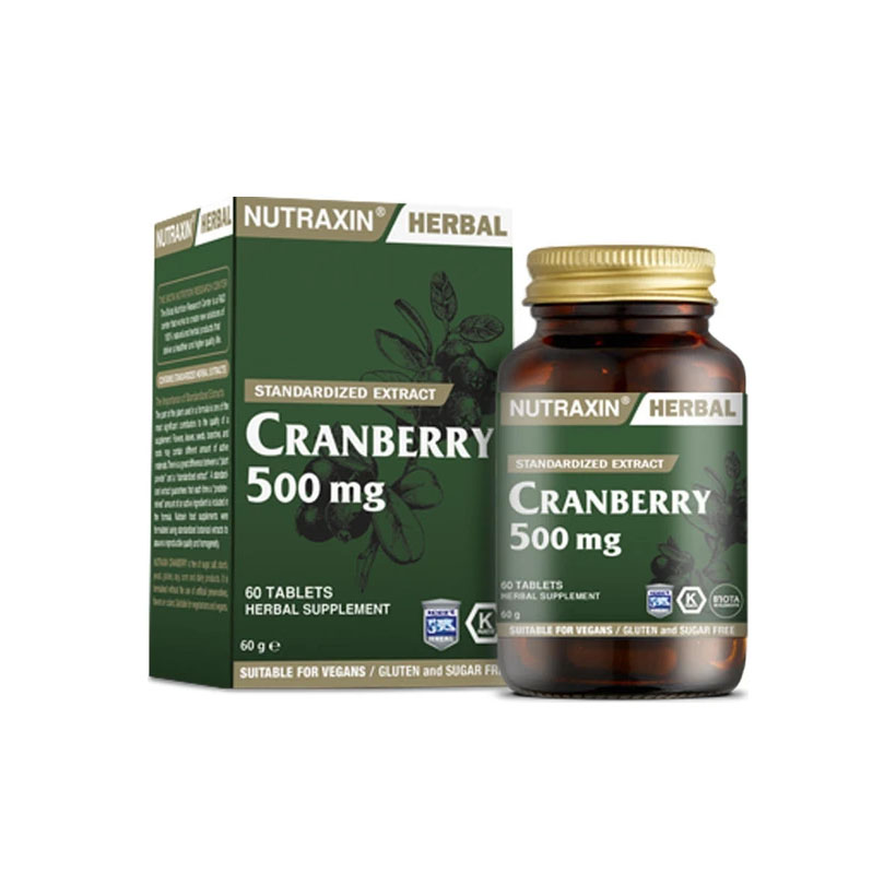 NUTRAXİN CRANBERRY 500 MG 60 TABLET