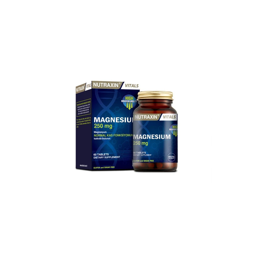 NUTRAXİN MAGNESİUM 250 MG TABLET
